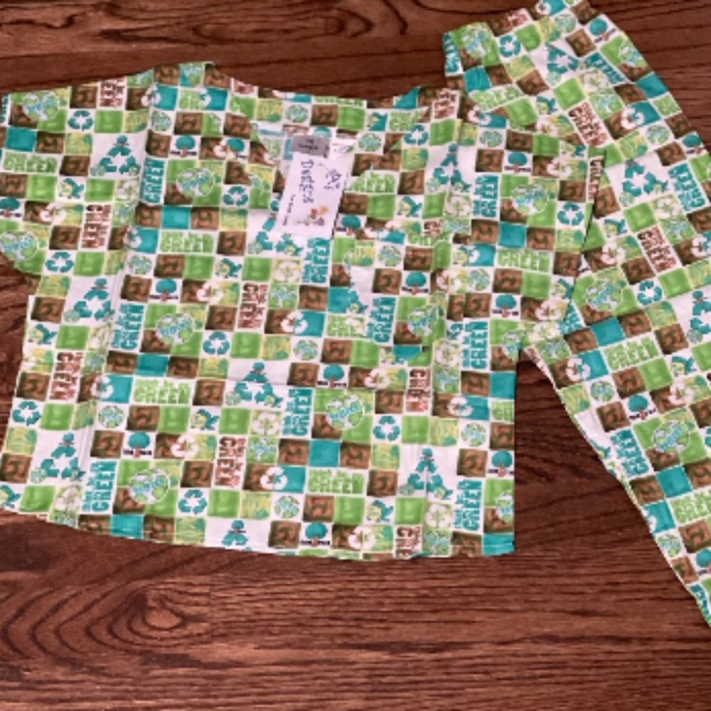 Kids Scrubs Set Dress up For Fun Party Occasion Birthday Shark Fun Patterns